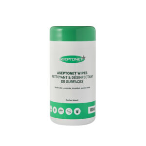 Lingettes Aseptonet nettoyantes désinfectantes – Boîte de 100