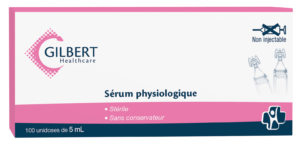 Sérum physiologique Gilbert, 100 unidoses de 5 ml