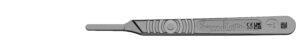 Manche de bistouri Swann-Morton n°4, inox, gradué