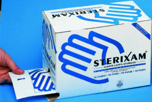 Sterixam Latex Stérile – Poudré– Boîte de 50 paires