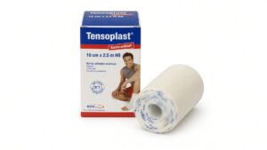 Tensoplast, bande élasto-adhésive, 10 cm x 2,5 m, sans latex