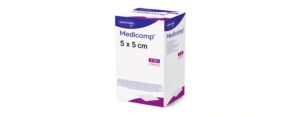 Medicomp S 30 stérile, Hartmann, 5x5  cm, boîte de 40 blisters de 5